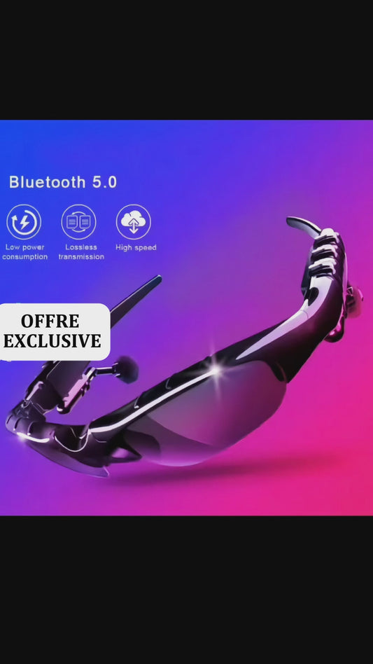 Lunette Bluetooth connecté.